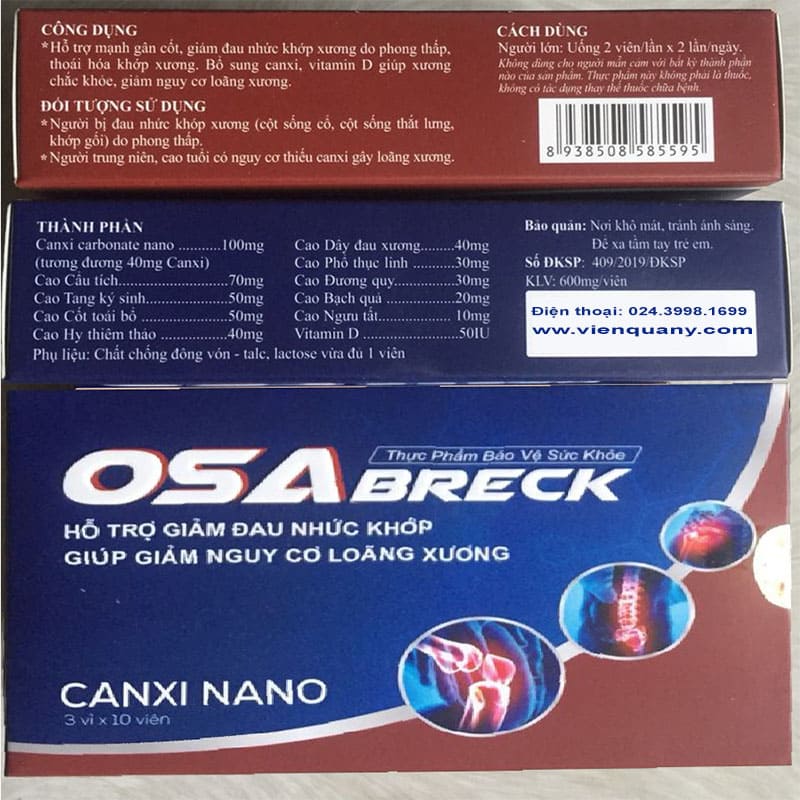 Viên khớp Osa Breck Học Viện Quân Y
